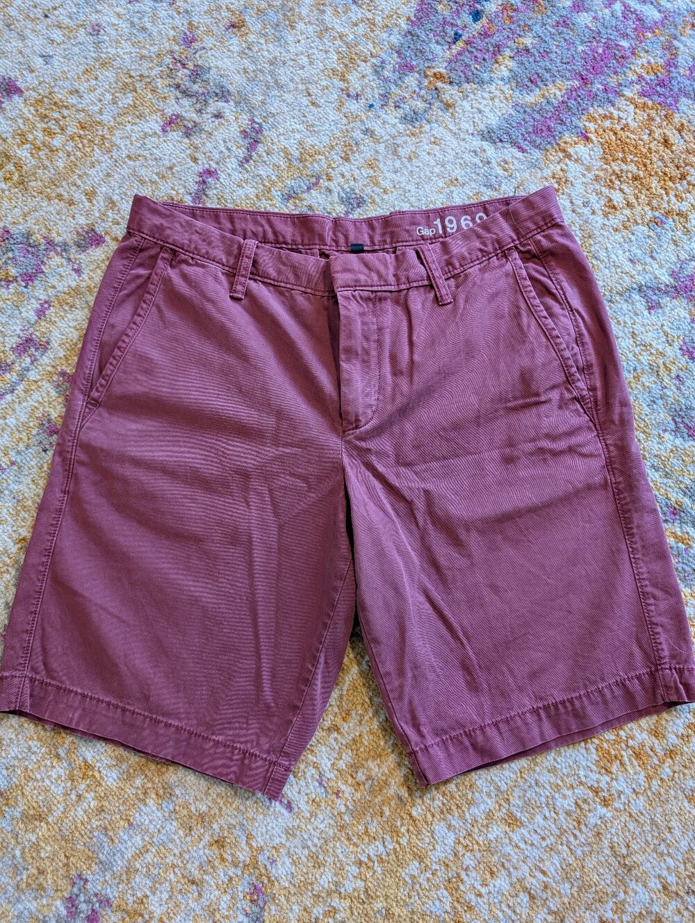Vintage Men's GAP Red Claret Chino Shorts